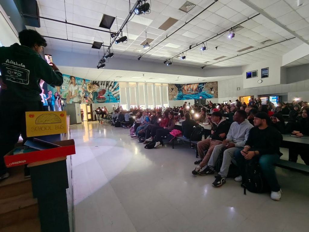 Students and teachers band together for school karaoke&nbsp;event