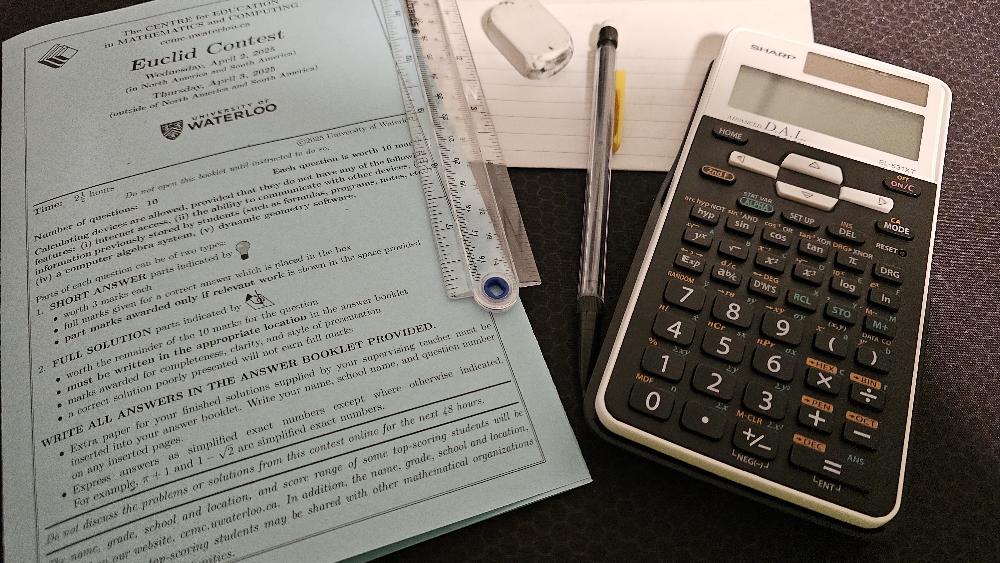 Euclid Contest gives students the opportunity to apply their&nbsp;knowledge